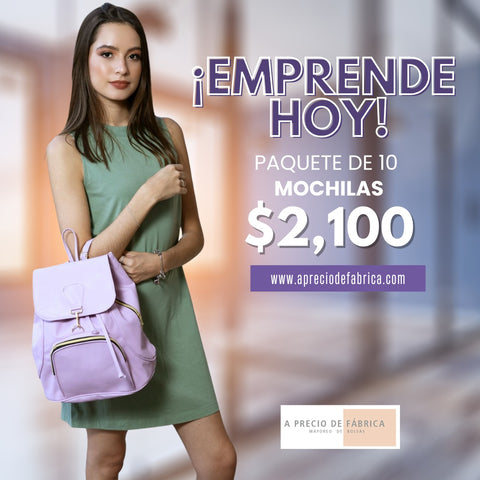 Paquete 10 Mochilas